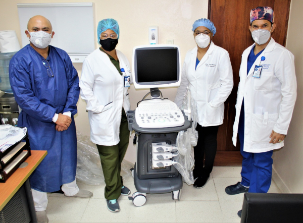 Hospital Ney Arias Lora recibe equipos del SNS.