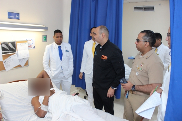 Hospital Ney Arias Lora realiza diariamente su acostumbrada ronda m&eacute;dica; para dar seguimiento a pacientes accidentados durante el fin de semana