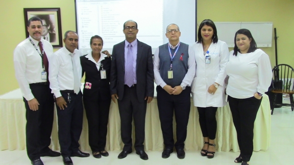 Imparten charla sobre ética y valores a colaboradores del  hospital Ney Arias Lora