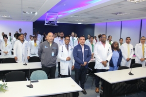 Jornada científica tipo Grand Round académico de Residentes dentro de la semana aniversaria del Hospital Ney arias lora con más de 20 presentaciones de casos clínicos y trabajos científicos