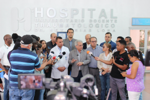 Del total de pacientes ingresados en el Ney Arias Lora, solo dos permanecen en cuidados intensivos